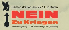 Aufruf zur Demonstration in Berlin am 25.11.23